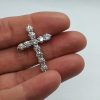 White Gold 3.04ct Diamond Cross