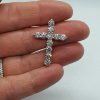 White Gold 3.04ct Diamond Cross