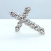 White Gold 3.04ct Diamond Cross
