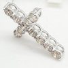 White Gold 3.04ct Diamond Cross