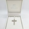 White Gold 3.04ct Diamond Cross