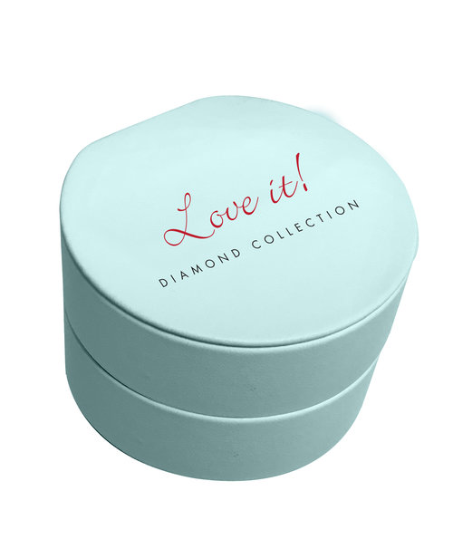 Love It Collection 9ct Gold Diamond Half Moon Pendant
