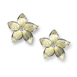 SAVE 50% | Silver Stephanotis Stud Earrings