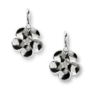 SAVE 50% | Silver Harlequin Flower Stud Earrings