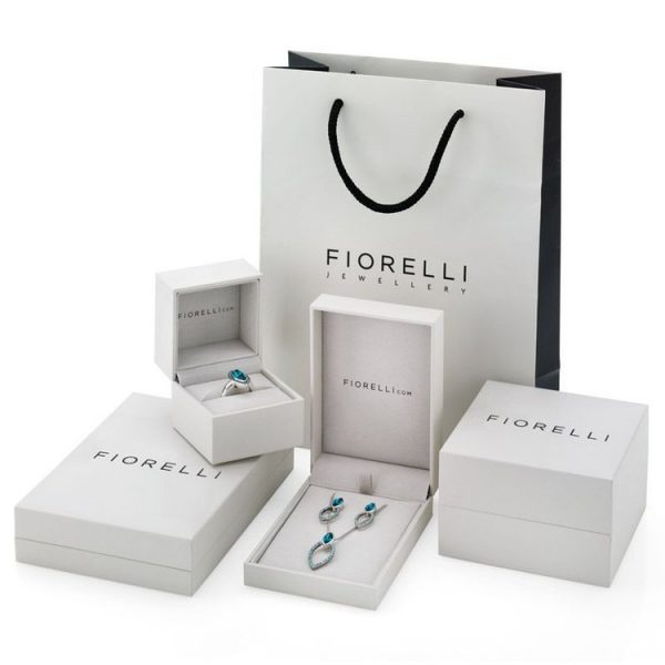 Fiorelli Silver Chalcedony And Rose Quartz Station Bracelet