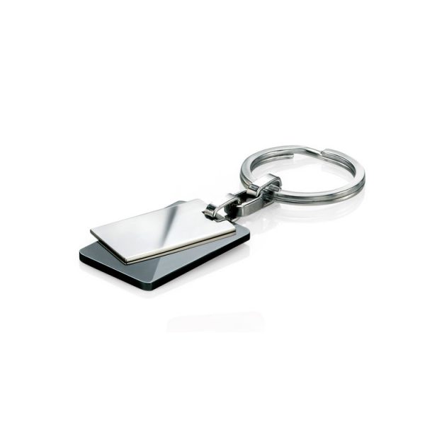 Fred Bennett Stainless Steel BLACK PVD KEYRING