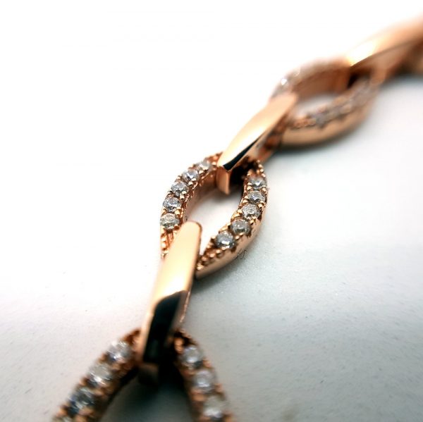 Michael Frank Silver CZ Bracelet