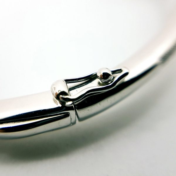 Michael Frank Silver CZ Bangle