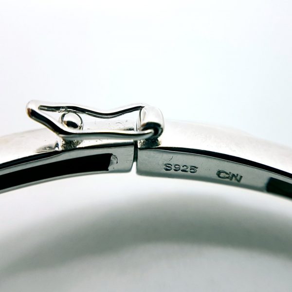 Michael Frank Silver CZ Bangle