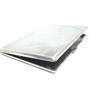 Pre Owned Solid Silver Vintage Cigarette case dated 1940