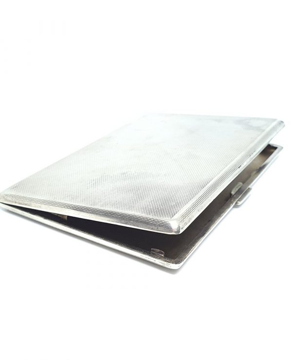 Pre Owned Solid Silver Vintage Cigarette case dated 1940