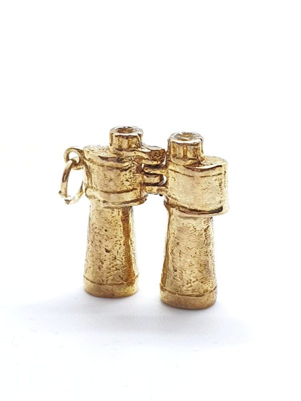 9ct Yellow Gold Binoculars Charm