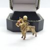 9ct Yellow Gold Boxer Dog 'Georg Jenson' Charm