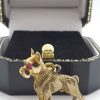 9ct Yellow Gold Boxer Dog 'Georg Jenson' Charm