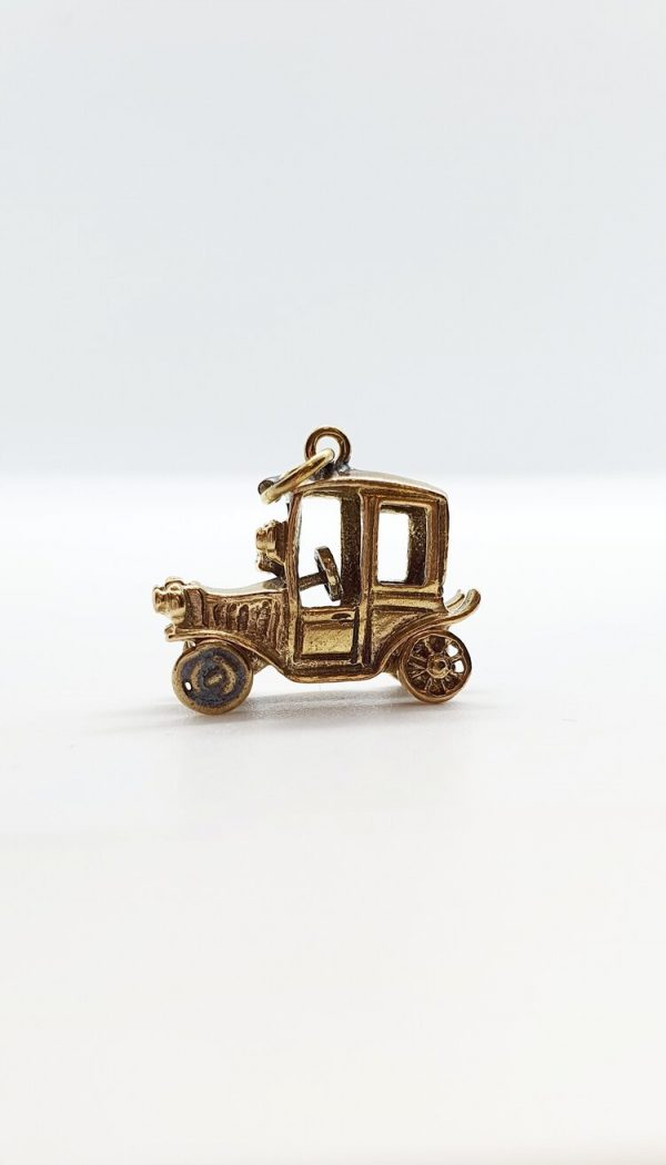 Pre Owned 9ct Yellow Gold Car Charm