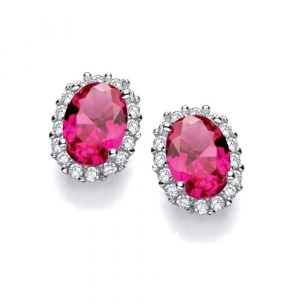 Stella Red Earrings