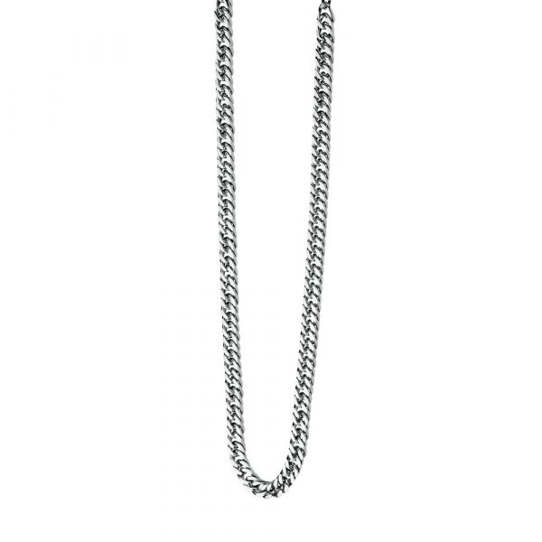 Fred Bennett Stainless Steel Curb 56cm Necklace