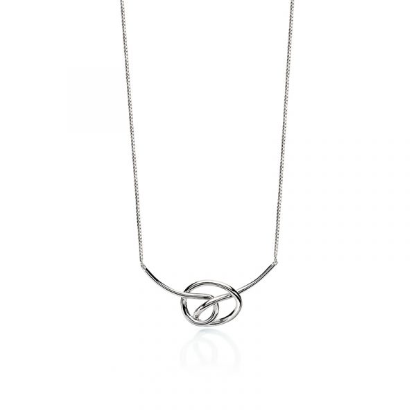Silver Knot Necklace
