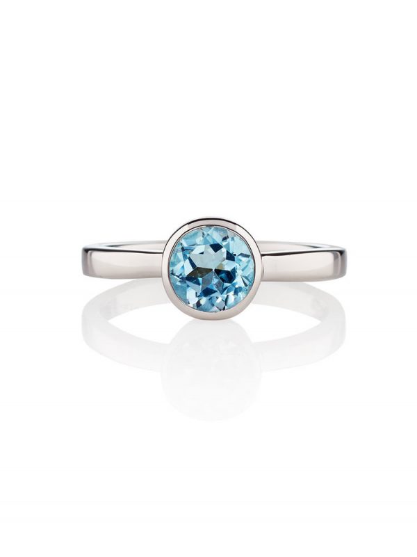 Juliet Ring– Blue Topaz Or Amethyst