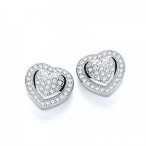 AIMEE HEART STUDS