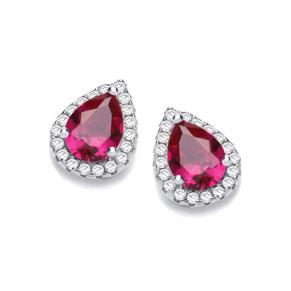 Dinah Red Earrings